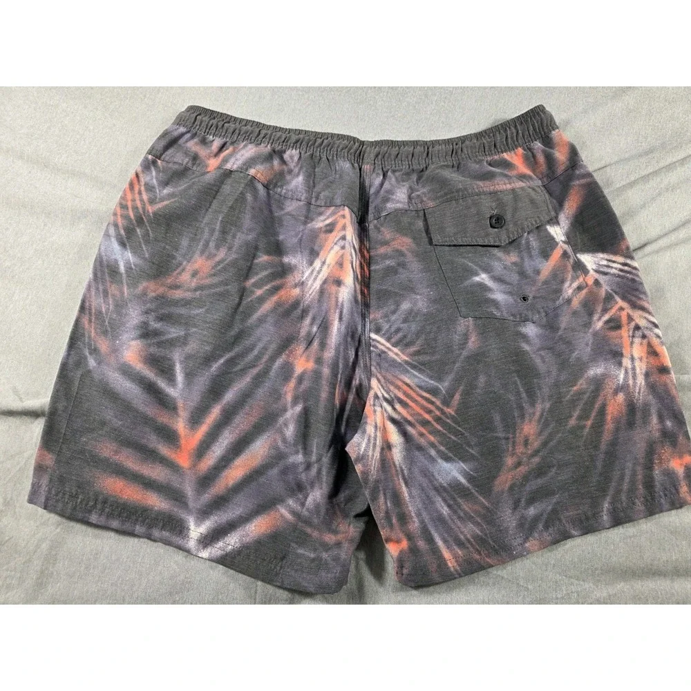 NWT LOST ENTERPRISES Mens XL Swim Beach Trunks‎ w/pockets Tropical Pattern